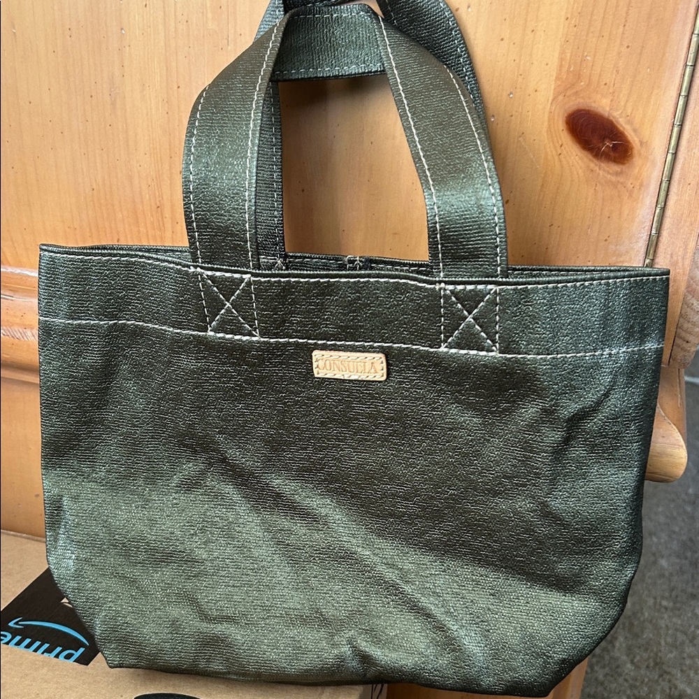 EUC Consuela Grab N Go Mini Olive Green Tote Bag